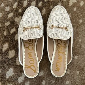Sam Edelman Linnie Bit Mule - white raffia
